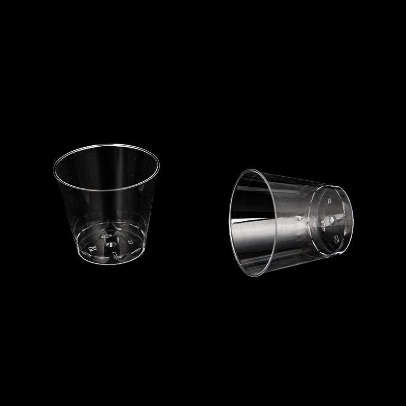 Élelmiszer-minőségű átlátszó borospohár eldobható műanyag pohár